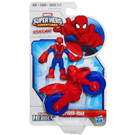 Marvel Playskool Heroes Super Hero Adventures Spider-Man Action Figure Set