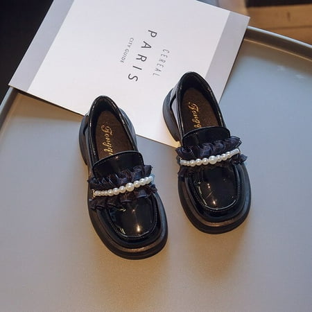 DancePeanut Kids Girls Spring Autumn Elegant Pearl Beading Leather Shoes For Children Girls Slip-On Casual Shoes Size 26-36
DancePeanut Kids Girls Spring Autumn Elegant Pearl Beading Leather Shoes For Children Girls Slip-On Casual Shoes Size 26-36