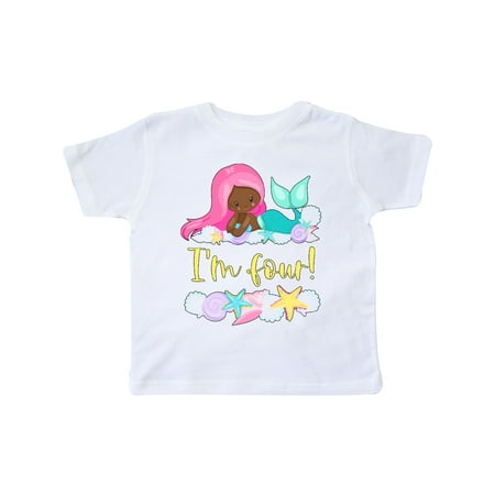 Inktastic I m 4 Mermaid with Pink Hair and Shells Gift Toddler Boy or Toddler Girl T-Shirt
Inktastic I m 4 Mermaid with Pink Hair and Shells Gift Toddler Boy or Toddler Girl T-Shirt