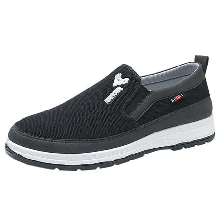 Cathalem Fashion Spring And Summer Men Sports Shoes Thick Soles Non Slip Comfortable Solid Color Soft Cloth Upper Slip On Casual Style Black 41
Cathalem Fashion Spring And Summer Men Sports Shoes Thick Soles Non Slip Comfortable Solid Color Soft Cloth Upper Slip On Casual Style Black 41