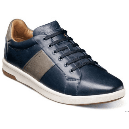 Florsheim Crossover Lace to Toe Sneaker Weekend Shoes Navy Leather 14307-410