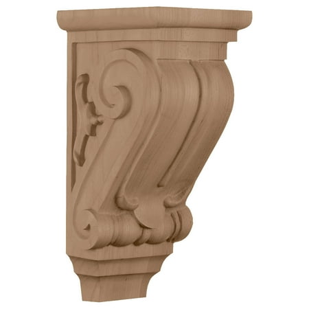 Ekena Millwork 5 W x 5 D x 10 H Small Classical Corbel Red Oak