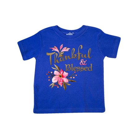 Inktastic Thankful and Blessed Inspirational Saying with Pink Flowers Gift Toddler Boy or Toddler Girl T-Shirt
Inktastic Thankful and Blessed Inspirational Saying with Pink Flowers Gift Toddler Boy or Toddler Girl T-Shirt