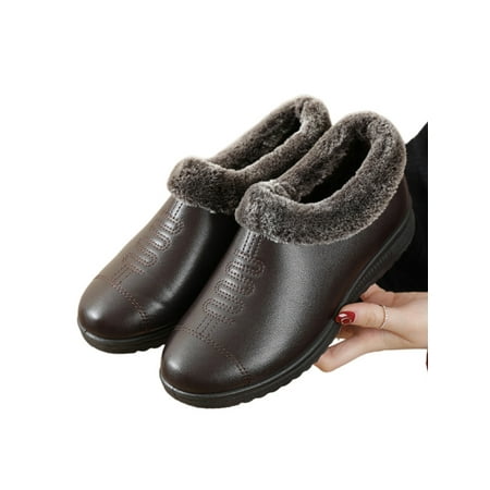 Avamo Womens Lightweight Warm Casual Shoes Slip On Flats Outdoor Breathable Plush Lined Winter Brown 5.5
Avamo Womens Lightweight Warm Casual Shoes Slip On Flats Outdoor Breathable Plush Lined Winter Brown 5.5