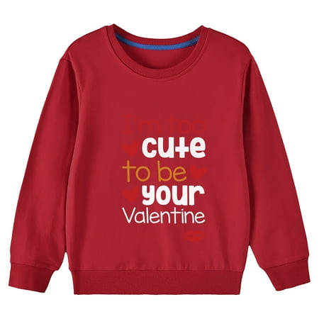 KBKYBUYZ Toddler Long Sleeve Shirts Toddler Kids Boys Girls Fashion Cute Solid Color Valentine s Day Heart Print Long Sleeve Top Hoodies On Sale
KBKYBUYZ Toddler Long Sleeve Shirts Toddler Kids Boys Girls Fashion Cute Solid Color Valentine s Day Heart Print Long Sleeve Top Hoodies On Sale