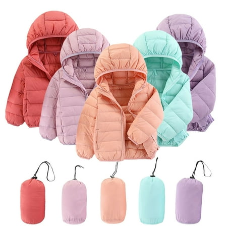 KYAIGUO Kids Baby Hoodie down Jacket Solid Zip up Hooded Jacket Packable Lightweight Outerwear Coat for 2-14 Y
KYAIGUO Kids Baby Hoodie down Jacket Solid Zip up Hooded Jacket Packable Lightweight Outerwear Coat for 2-14 Y