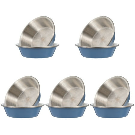 10 Pcs Household Dipping Bowls Stainless Steel Sauce Bowls Condiment Holders Kitchen Seasoning Dishes