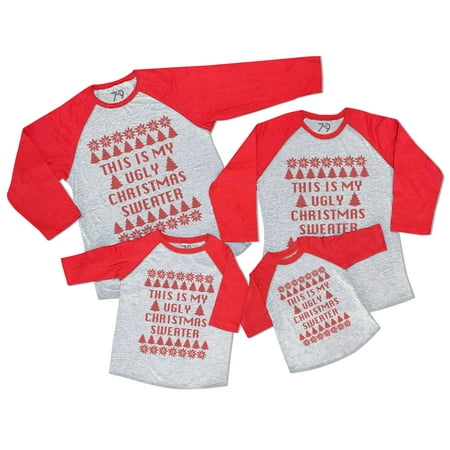 7 ate 9 Apparel Matching Family Merry Christmas Shirts - Funny This is My Ugly Christmas Sweater Red Shirt 18 Months
7 ate 9 Apparel Matching Family Merry Christmas Shirts - Funny This is My Ugly Christmas Sweater Red Shirt 18 Months