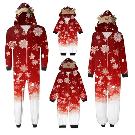 MIASHUI Romper Sleepwear for Christmas Family Matching Pajamas Sets Casusal Print Long Sleeve Zipper Jumpsuit for Mom Red M
MIASHUI Romper Sleepwear for Christmas Family Matching Pajamas Sets Casusal Print Long Sleeve Zipper Jumpsuit for Mom Red M