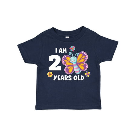 Inktastic I Am 2 Years Old Cute Smiling Butterfly with Flowers Gift Toddler Toddler Girl T-Shirt
Inktastic I Am 2 Years Old Cute Smiling Butterfly with Flowers Gift Toddler Toddler Girl T-Shirt