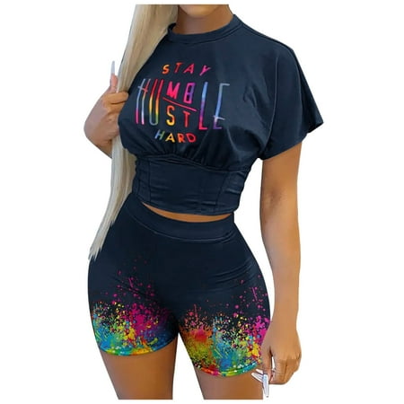 Homenesgenics Womens Suit Plus Size Pajamas for Women Women s Summer Floral Print Waist Waist Suit Fashion Casual Two-Piece Suit
Homenesgenics Womens Suit Plus Size Pajamas for Women Women s Summer Floral Print Waist Waist Suit Fashion Casual Two-Piece Suit