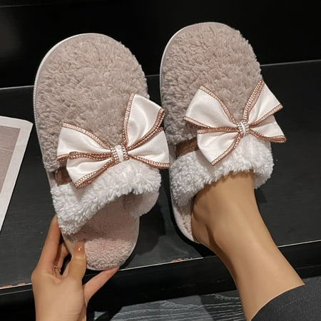 Daznico Warm Slippers Womens Slippers Indoor Home Cute Fashion Bow Tie Lightweight Winter Warm Cotton Slippers 6
Daznico Warm Slippers Womens Slippers Indoor Home Cute Fashion Bow Tie Lightweight Winter Warm Cotton Slippers 6