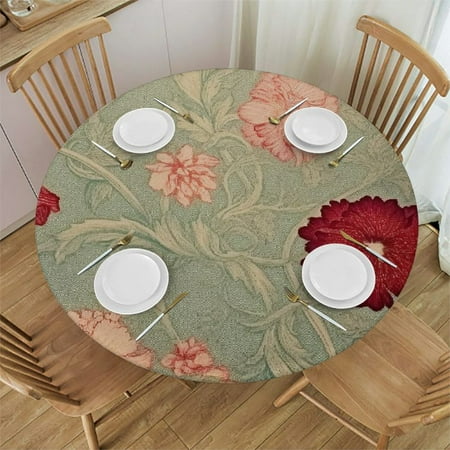 YANMS Flowers Round Table Cover Outdoor Indoor 100% Polyester Fiber for Picnic Camping Kitchen Dining Party 54-58
YANMS Flowers Round Table Cover Outdoor Indoor 100% Polyester Fiber for Picnic Camping Kitchen Dining Party 54-58