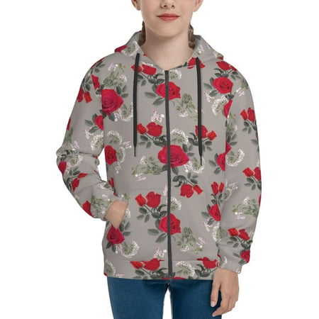 Hoodies for Teen Girls Boys Red Rose Flowers Long Sleeve Youth Kids Essentials Zip Up Hoodie Lghtweight Fashion Hoodies & Sweatshirts Jacket Fall Winter Outfits Tops
Hoodies for Teen Girls Boys Red Rose Flowers Long Sleeve Youth Kids Essentials Zip Up Hoodie Lghtweight Fashion Hoodies & Sweatshirts Jacket Fall Winter Outfits Tops