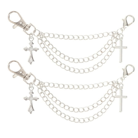 1Pair of Shoe Decorative Chains Multi-layer Shoe Chains Shoe Ornaments