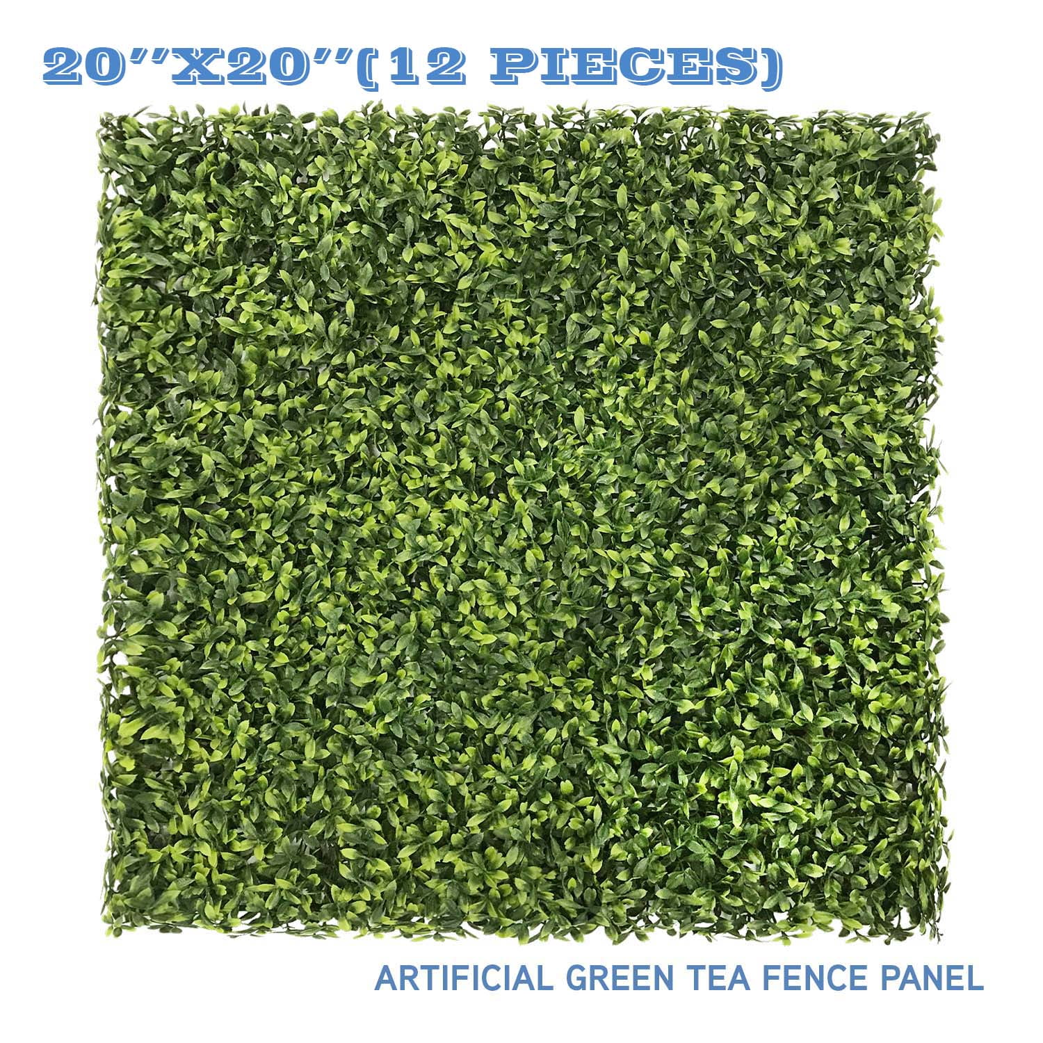 Sunshades Depot Artificial Green Tea Fence Panel Green Wall