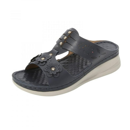 Homedles Sandals for Women- Comfortable Wedge Summer Open Toe Casual Gift for women Platform Sandals Blue
Homedles Sandals for Women- Comfortable Wedge Summer Open Toe Casual Gift for women Platform Sandals Blue