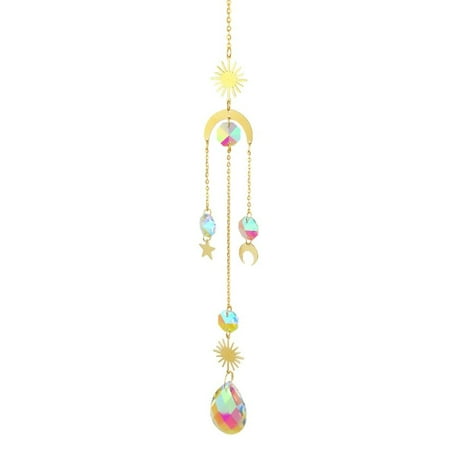 Stars Crystal Pendant Creative Lighting Decoration Crafts Outdoor Decor Window Ornament Garden Supplies Crystal Pendant Sun Catchers Wind Chime Hanging Pendant GOLD 10
Stars Crystal Pendant Creative Lighting Decoration Crafts Outdoor Decor Window Ornament Garden Supplies Crystal Pendant Sun Catchers Wind Chime Hanging Pendant GOLD 10