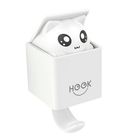 Organization and storage Strong Cute Cat Induction Suction Cup Wall Hook Hanger Kitchen Bathroom Fragarn 
Organization and storage Strong Cute Cat Induction Suction Cup Wall Hook Hanger Kitchen Bathroom Fragarn