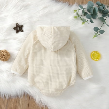 Aayomet Baby Romper Boys Outfit Baby Girl Boy Hooded Sweatshirt Romper Onesie Ribbed Ghost Skull Flower Bodysuit Fall Playsuit Beige 18-24 Months
Aayomet Baby Romper Boys Outfit Baby Girl Boy Hooded Sweatshirt Romper Onesie Ribbed Ghost Skull Flower Bodysuit Fall Playsuit Beige 18-24 Months
