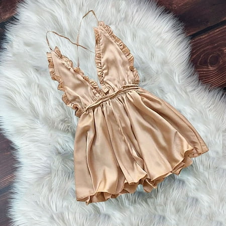 Simplmasygenix Women s Lingerie Lace Sexy Clearance Women V-Neck Sling Ruffle Sexy Stain Camisole Pajamas Nightdress Sexy Lingerie
Simplmasygenix Women s Lingerie Lace Sexy Clearance Women V-Neck Sling Ruffle Sexy Stain Camisole Pajamas Nightdress Sexy Lingerie
