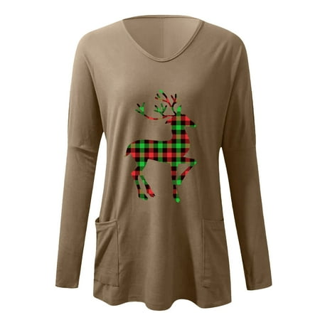 JDEFEG Long Sleeve Compression Shirt Ladies Casual Jacket Christmas Print V Neck Long Sleeved Shirt Pullover Blouse Christmas T Shirt Womens Cotton Pajamas Shirt Khaki Xl
JDEFEG Long Sleeve Compression Shirt Ladies Casual Jacket Christmas Print V Neck Long Sleeved Shirt Pullover Blouse Christmas T Shirt Womens Cotton Pajamas Shirt Khaki Xl