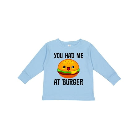 Inktastic You Had Me at Burger Gift Toddler Boy or Toddler Girl Long Sleeve T-Shirt
Inktastic You Had Me at Burger Gift Toddler Boy or Toddler Girl Long Sleeve T-Shirt