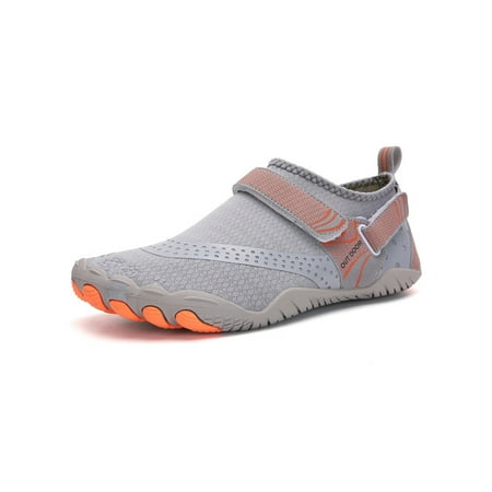Crocowalk Unisex Water Shoes Quick Dry Beach Shoe Slip On Aqua Socks Lightweight Surf Flats Womens Mens Comfort Lace Up Barefoot Gray Style B 8
Crocowalk Unisex Water Shoes Quick Dry Beach Shoe Slip On Aqua Socks Lightweight Surf Flats Womens Mens Comfort Lace Up Barefoot Gray Style B 8