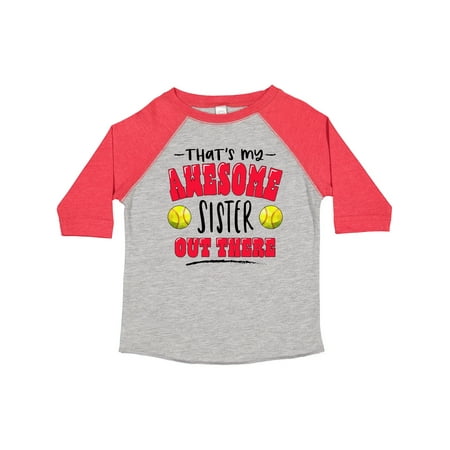 Inktastic That s My Awesome Sister out There with Softballs Gift Toddler Boy or Toddler Girl T-Shirt
Inktastic That s My Awesome Sister out There with Softballs Gift Toddler Boy or Toddler Girl T-Shirt