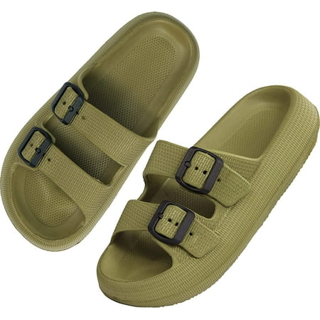 I FAMURAY Women Men Pillow Sandals Thick Sole Adjustable Buckles EVA Cloud Slides Slippers
I FAMURAY Women Men Pillow Sandals Thick Sole Adjustable Buckles EVA Cloud Slides Slippers