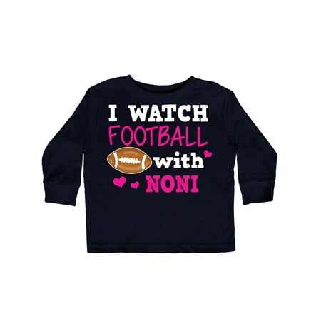 Inktastic I Watch Football with My Noni Gift Toddler Toddler Girl Long Sleeve T-Shirt
Inktastic I Watch Football with My Noni Gift Toddler Toddler Girl Long Sleeve T-Shirt