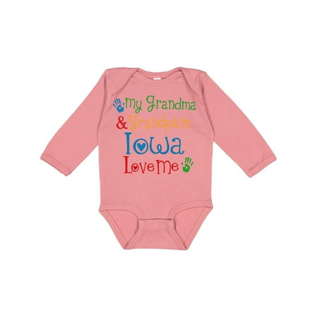 Inktastic Iowa Grandma Grandpa Loves Me Gift Baby Boy or Baby Girl Long Sleeve Bodysuit
Inktastic Iowa Grandma Grandpa Loves Me Gift Baby Boy or Baby Girl Long Sleeve Bodysuit