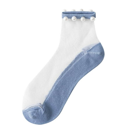 Fesfesfes Clearance Women Mesh Socks Ladies Breathable Tulle Patchwork Socks Beading Summer Thin Socks
Fesfesfes Clearance Women Mesh Socks Ladies Breathable Tulle Patchwork Socks Beading Summer Thin Socks