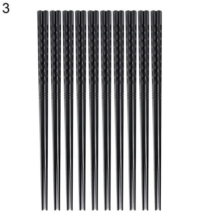 AYYUFE 10Pairs Japanese Chopsticks Reusable Non-Slip Alloy Food Serving Chop Sticks Kitchen
AYYUFE 10Pairs Japanese Chopsticks Reusable Non-Slip Alloy Food Serving Chop Sticks Kitchen