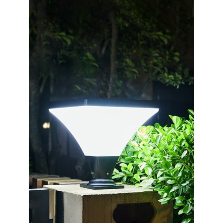Litfad Aluminum Flared Post Lantern Solar Operated LED Gate Light for Outdoor - Solar White Light
Litfad Aluminum Flared Post Lantern Solar Operated LED Gate Light for Outdoor - Solar White Light