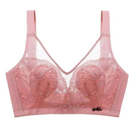 CLZOUD Bras for Women Pink Women s Thin Large Chest Small Size No Steel Rim No Bump No Sponge Bra 34
CLZOUD Bras for Women Pink Women s Thin Large Chest Small Size No Steel Rim No Bump No Sponge Bra 34