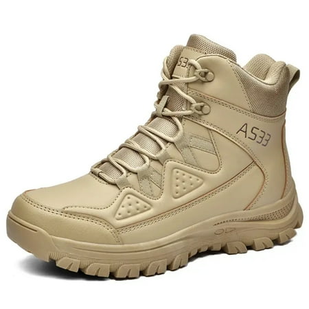 SHZHYYWL Durable Men‘s Military Tactical Boots for Hiking and Climbing Comfortable and Wear-resistant Military Boots with Non-slip Soles ideal for Outdoor Activities
SHZHYYWL Durable Men‘s Military Tactical Boots for Hiking and Climbing Comfortable and Wear-resistant Military Boots with Non-slip Soles ideal for Outdoor Activities