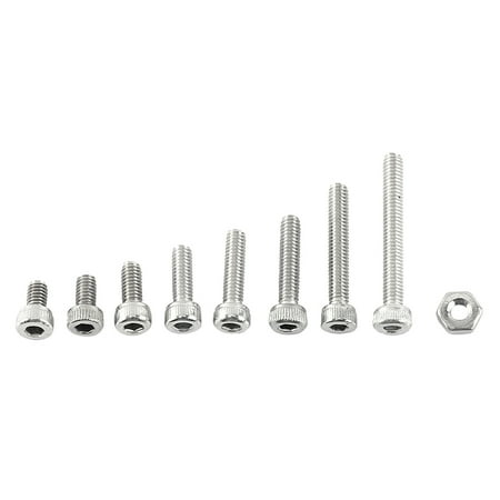 M2.5 A2 Stainless Steel Hex Socket Screws Bolt With Hex Nuts Assortment Fasteners(Cap Head)
M2.5 A2 Stainless Steel Hex Socket Screws Bolt With Hex Nuts Assortment Fasteners(Cap Head)