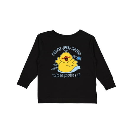 Inktastic Life s Ducky 2nd Birthday Gift Toddler Boy or Toddler Girl Long Sleeve T-Shirt
Inktastic Life s Ducky 2nd Birthday Gift Toddler Boy or Toddler Girl Long Sleeve T-Shirt