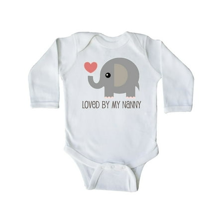 Inktastic Loved By Nanny grandchild Gift Baby Boy or Baby Girl Long Sleeve Bodysuit
Inktastic Loved By Nanny grandchild Gift Baby Boy or Baby Girl Long Sleeve Bodysuit