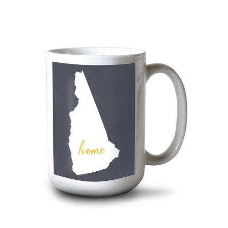 15 fl oz Ceramic Mug New Hampshire Home State White on Gray Dishwasher & Microwave Safe
15 fl oz Ceramic Mug New Hampshire Home State White on Gray Dishwasher & Microwave Safe