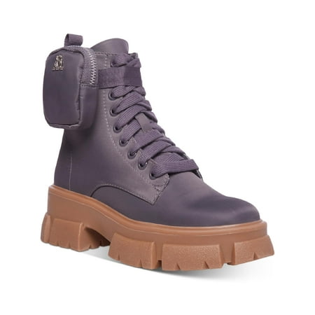 Steve Madden Womens Tanker P Ankle Platform Combat & Lace-up Boots