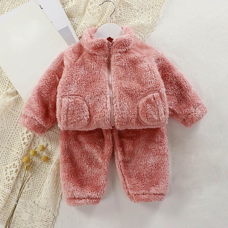 Binhe Toddler Versatile Set Boys Girls Plush Warm Solid Color Fashion Home Wear Zipper Two P-iece Set Outfits and Easy to Care for Machine Wash
Binhe Toddler Versatile Set Boys Girls Plush Warm Solid Color Fashion Home Wear Zipper Two P-iece Set Outfits and Easy to Care for Machine Wash