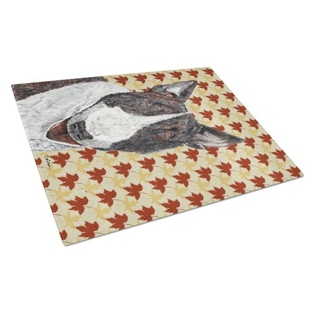 Caroline s Treasures SC9547LCB Bull Terrier Fall Leaves Glass Cutting Board Large 12H x 16W multicolor
Caroline s Treasures SC9547LCB Bull Terrier Fall Leaves Glass Cutting Board Large 12H x 16W multicolor