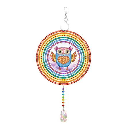 GHOONEY DIY 5D Diamond Painting Kit Indoor Window Cartoon Owl Wind Chimes Hanging Pendant for Home Garden Decoration
GHOONEY DIY 5D Diamond Painting Kit Indoor Window Cartoon Owl Wind Chimes Hanging Pendant for Home Garden Decoration