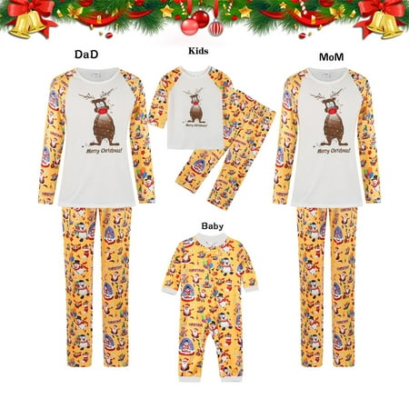 Pants Clearance Christmas Pajamas For Family Family Christmas Pjs Matching Sets Jumpsuits Matching Christmas Pjs For Family Long Sleeve Pajamas Two-Piece Kid Set Yellow 8-9Y
Pants Clearance Christmas Pajamas For Family Family Christmas Pjs Matching Sets Jumpsuits Matching Christmas Pjs For Family Long Sleeve Pajamas Two-Piece Kid Set Yellow 8-9Y