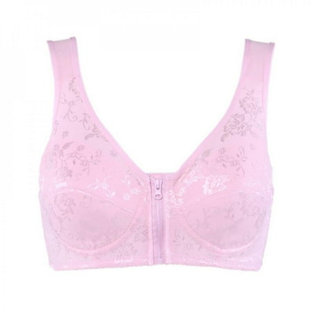 Clearance Women Front Zippers Closure Bras Plus Size Full B Cup Push Up Lace Ladies Brassieres Widened Straps Wireless Bras
Clearance Women Front Zippers Closure Bras Plus Size Full B Cup Push Up Lace Ladies Brassieres Widened Straps Wireless Bras