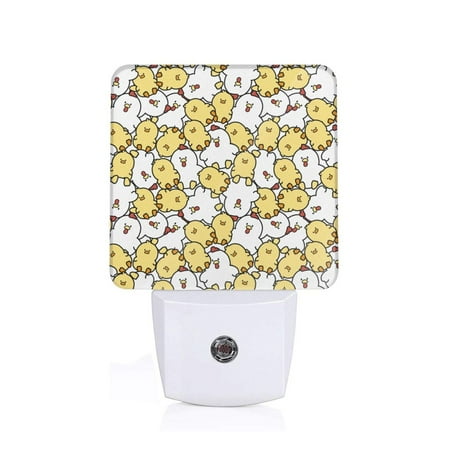 Naloa Cartoon Chicken Night Lights Plug into Wall Dusk to Dawn Sensor Warm White Led Night Light 0.5W Nightlight suit for Adults Bedroom Bathroom Hallway Kitchen
Naloa Cartoon Chicken Night Lights Plug into Wall Dusk to Dawn Sensor Warm White Led Night Light 0.5W Nightlight suit for Adults Bedroom Bathroom Hallway Kitchen