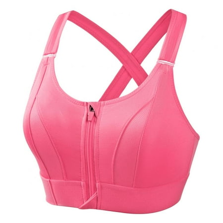 Zip Front Sports Bra Adjustable Straps High Support Medium Impact Zip Front Hook Running Bra Cross Padded
Zip Front Sports Bra Adjustable Straps High Support Medium Impact Zip Front Hook Running Bra Cross Padded