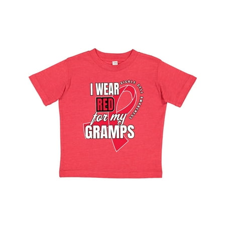 Inktastic Sickle Cell Awareness I Wear Red For My Gramps Gift Toddler Boy or Toddler Girl T-Shirt
Inktastic Sickle Cell Awareness I Wear Red For My Gramps Gift Toddler Boy or Toddler Girl T-Shirt